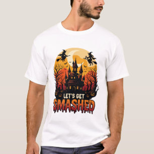 Camiseta Vamos a romper Halloween Castillo Embrujado Brujas