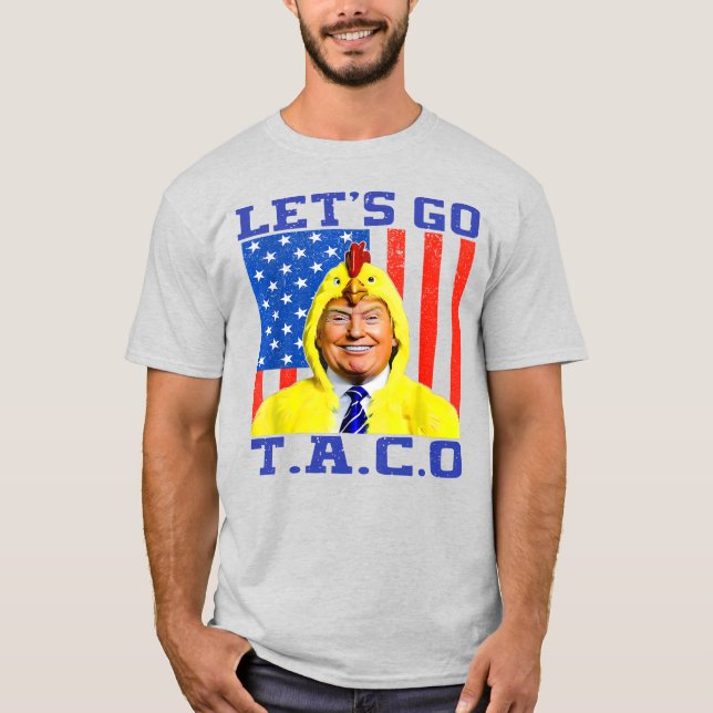 Camiseta Vamos a sacar a Taco Trump de la cuestión política (Anverso)
