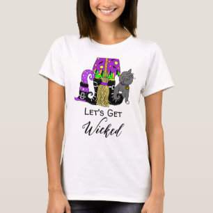 Camiseta Vamos a ser malvados   Escoba de bruja