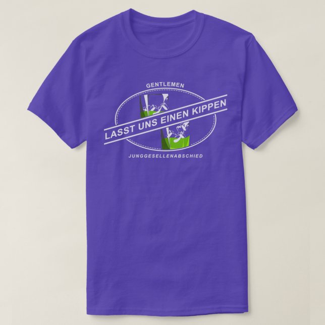 Camiseta Vamos a ser martirizados Caballeros Bachelor Party (Diseño del anverso)