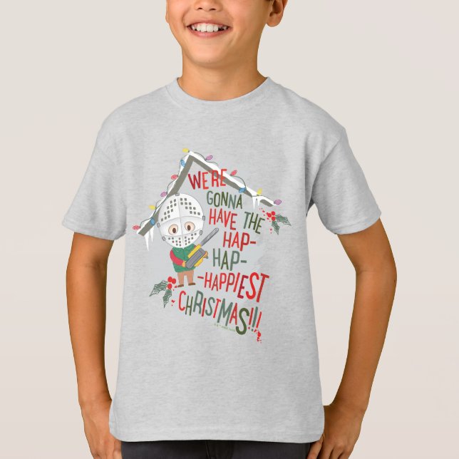 Camiseta Vamos a tener los Navidades más felices de Hap (Anverso)