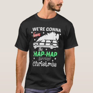 Camiseta Vamos a tener los Navidades más felices de Hap