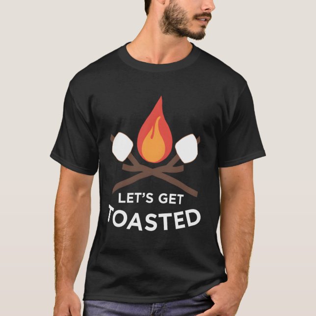 Camiseta Vamos a Tostarnos de Camping (Anverso)