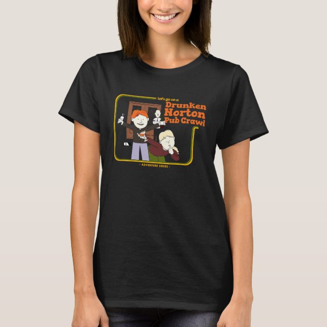 Camiseta ¡Vamos a un Rato Borracho! (Anverso)
