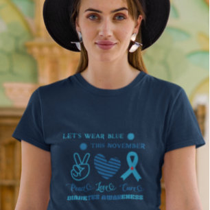 Camiseta Vamos A Usar El Azul Este Noviembre - Conciencia S