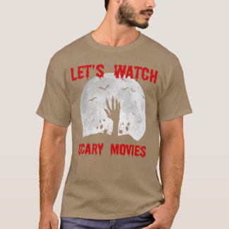Camiseta Vamos a ver películas de terror Gritar Horror vint