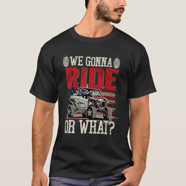 Camiseta Vamos A Viajar O A Qué Lado Sxs Utv Usa Fla (Anverso)