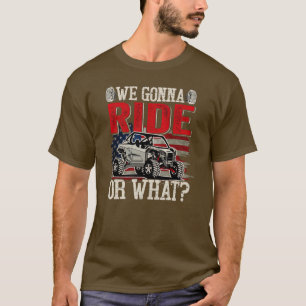 Camiseta Vamos A Viajar O Qué Paralelo A Lado SXS UTV USA