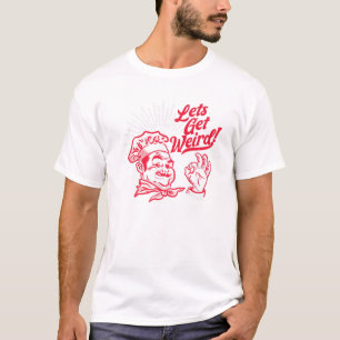 Camiseta ¡Vamos a volvernos raros! Funny Vintage Pizza Box 