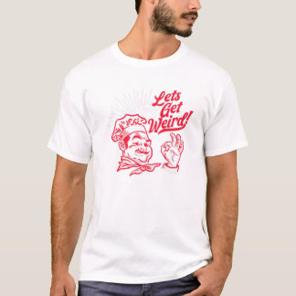 Camiseta ¡Vamos a volvernos raros! Funny Vintage Pizza Box