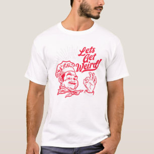 Camiseta ¡Vamos a volvernos raros! Funny Vintage Pizza Box