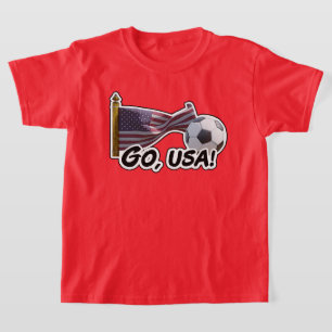 Camiseta Vamos, aficionado al fútbol de EE. UU.