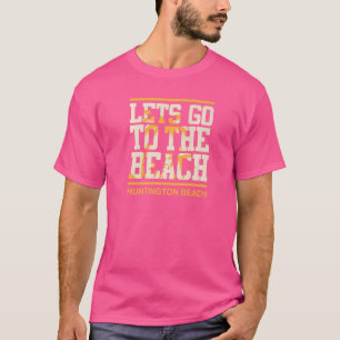 Camiseta Vamos Al Beach Huntington Beach Naranja Count