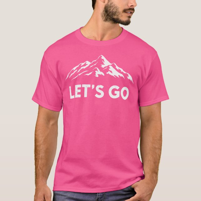 Camiseta Vamos Aventura Senderismo Montaña Entusiasta (Anverso)