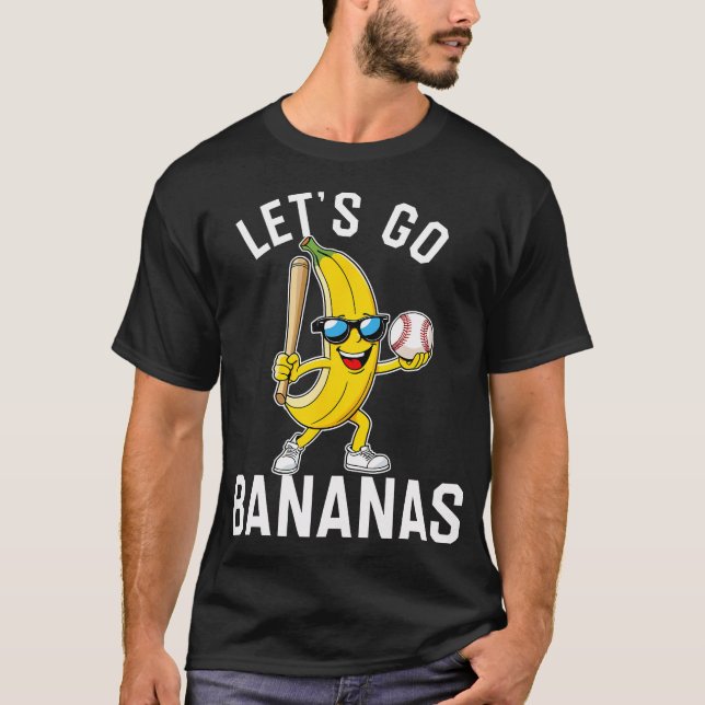 Camiseta Vamos Bananas Divertidas Bananas (Anverso)