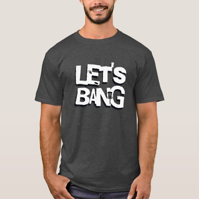 Camiseta Vamos Bang | Tema del disco de golf (Anverso)
