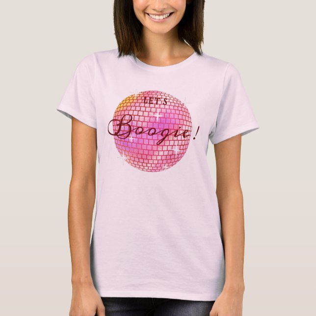 Camiseta ¡Vamos Boogie!  Fiesta de Bachelorette  (Anverso)