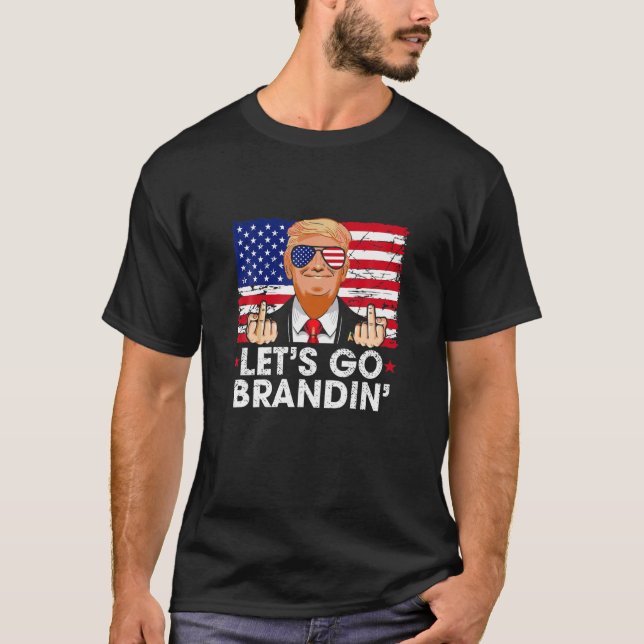 Camiseta Vamos Brandin', un disfraz anti Joe Biden. (Anverso)