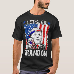 Camiseta Vamos Brandon 4 De Julio Bandera Americana Biden '