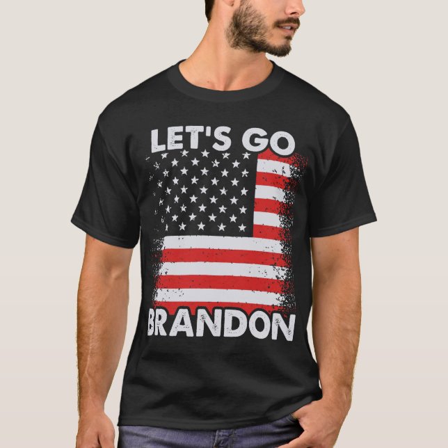 Camiseta Vamos Brandon Anti Joe Biden Chant (Anverso)