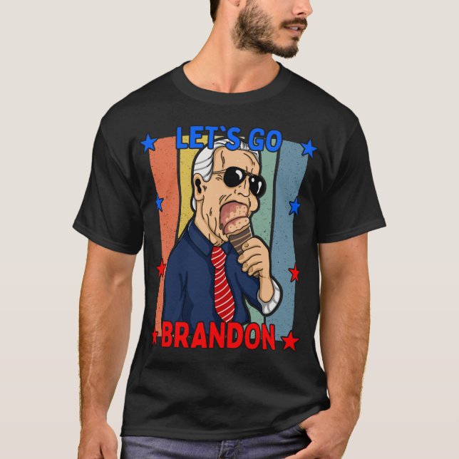 Camiseta Vamos Brandon Anti Joe - Funny FJB 2021 (Anverso)
