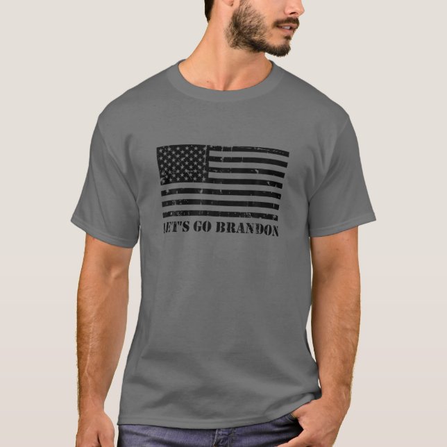 Camiseta Vamos Brandon - Bandera estadounidense (Anverso)