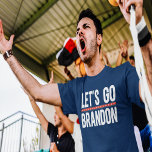 Camiseta Vamos BRANDON Banner Funny Anti Joe Biden<br><div class="desc">Esta camiseta de LET'S GO BRANDON presenta un diseño de pancartas de campaña.</div>