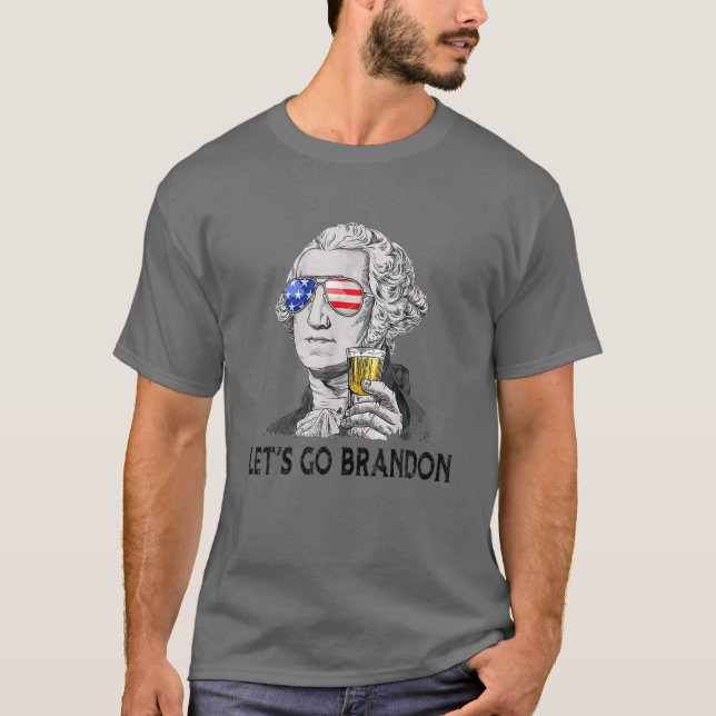 Camiseta Vamos Brandon Bear Bebe George Washington US (Anverso)