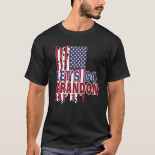 Camiseta Vamos Brandon Branson Bandera estadounidense Pro T