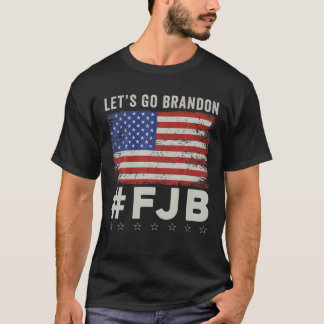 Camiseta Vamos Brandon Conservador Anti Liberal Bandera de