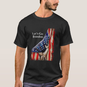 Camiseta Vamos Brandon Conservador De La Bandera De Estados