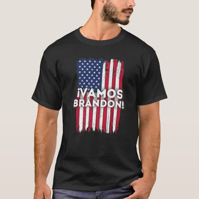 Camiseta VAMOS BRANDON Español Vamos Brandon Vertical Fla (Anverso)