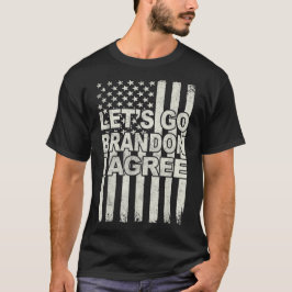 Camiseta Vamos Brandon Estoy de Acuerdo Trump Divertido Bid