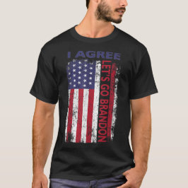 Camiseta Vamos Brandon Estoy de Acuerdo Trump Divertido Bid