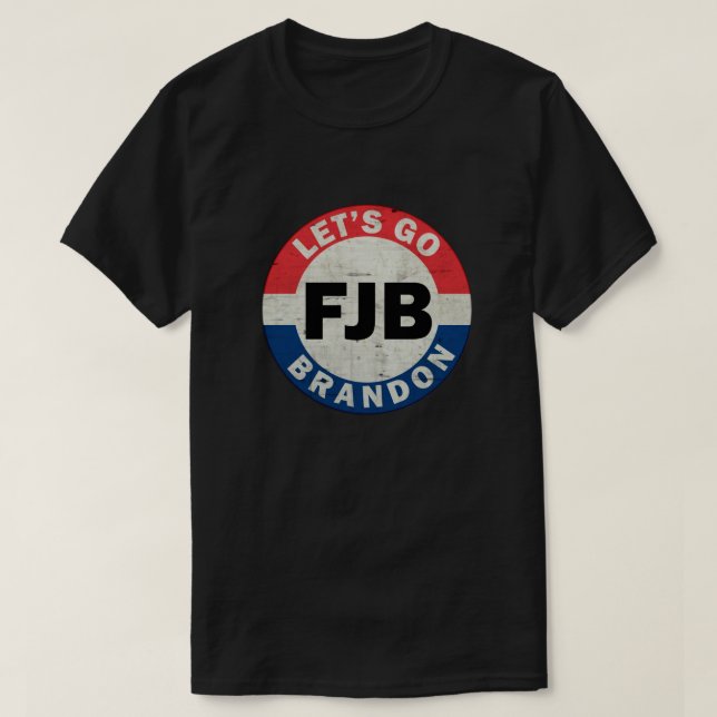 Camiseta Vamos Brandon FJB, bandera estadounidense (Diseño del anverso)