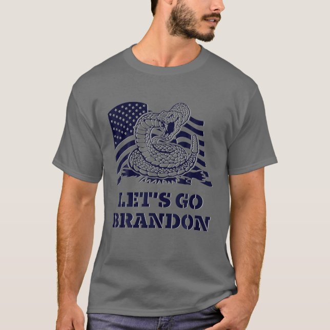 Camiseta Vamos Brandon Gadsden Flag (Anverso)