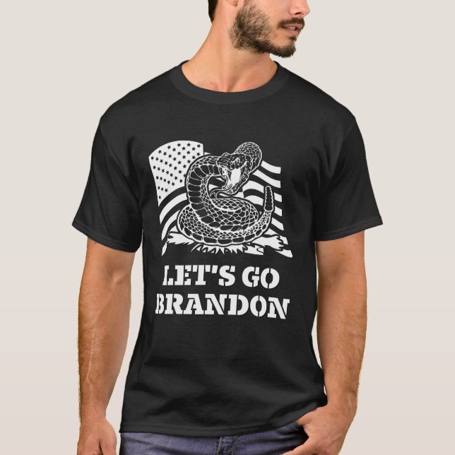 Camiseta Vamos Brandon Gadsden Flag (Anverso)