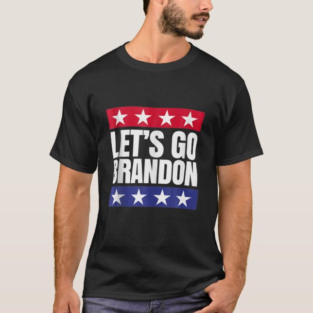 Camiseta Vamos Brandon Hombres divertidos (Anverso)