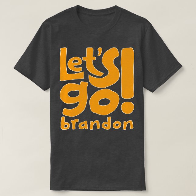 Camiseta Vamos Brandon Meme toon Text (Diseño del anverso)