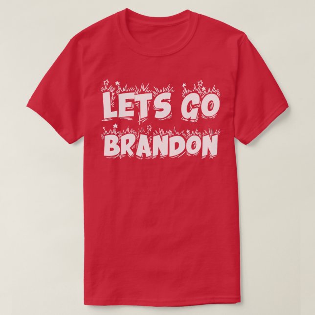 Camiseta Vamos Brandon Meme Typography (Diseño del anverso)