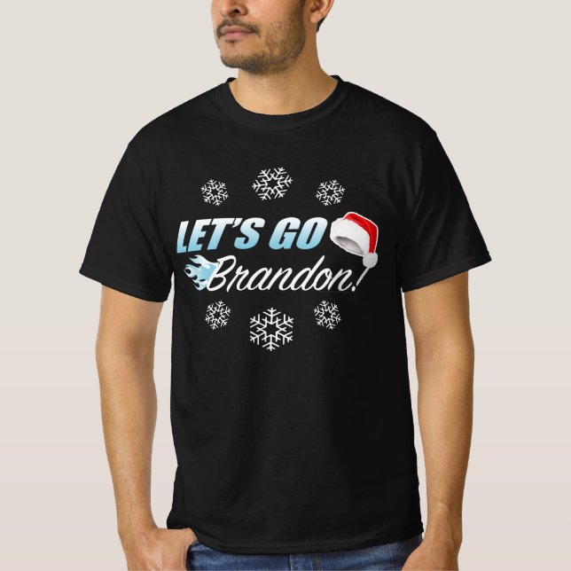 Camiseta Vamos Brandon Navidades divertidos (Anverso)