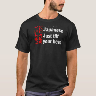 Camiseta Vamos Brandon, no es japonés, solo inclinar tu