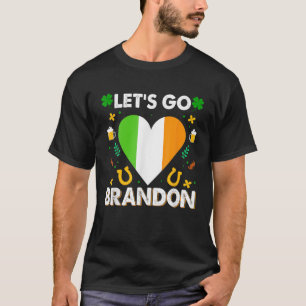 Camiseta Vamos Brandon St Patrick's Day Funny President