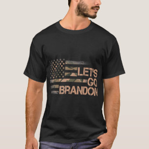 Camiseta Vamos Brandon vamos a Brandon Camouflage Americ