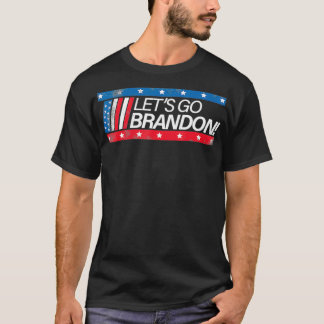 Camiseta Vamos Brandon vamos Brandon Bandera de los Estados