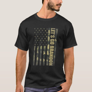 Camiseta Vamos Branson Brandon Camouflage Bandera de Estado