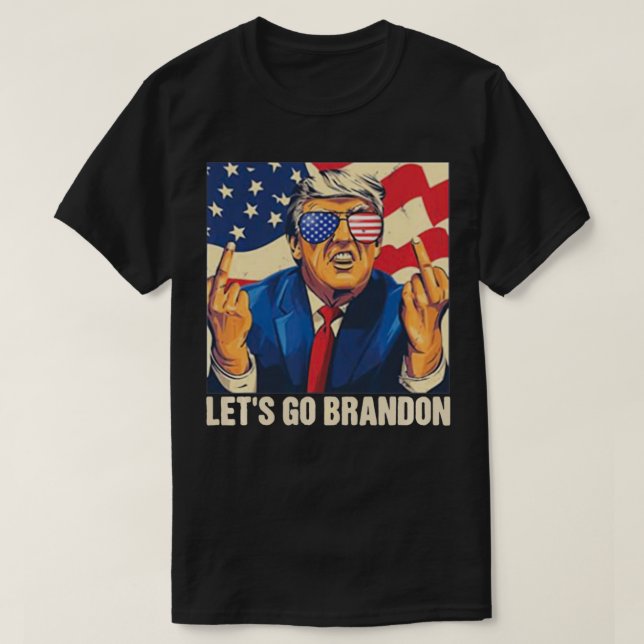 Camiseta Vamos Branson Brandon Trump conservador anti L (Diseño del anverso)