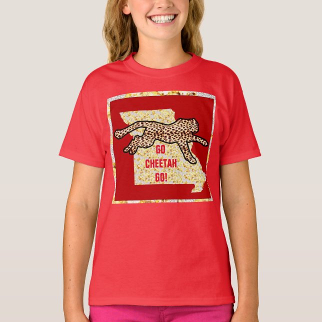 CAMISETA ¡VAMOS CHEETAH, VAMOS! (Anverso)
