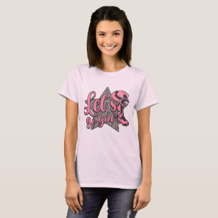 Camiseta Vamos Chica Botín Occidental Rosa