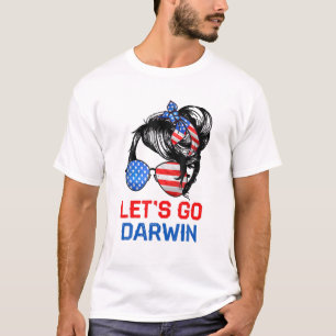 Camiseta Vamos Chica de mujeres de Darwin vamos a despedir